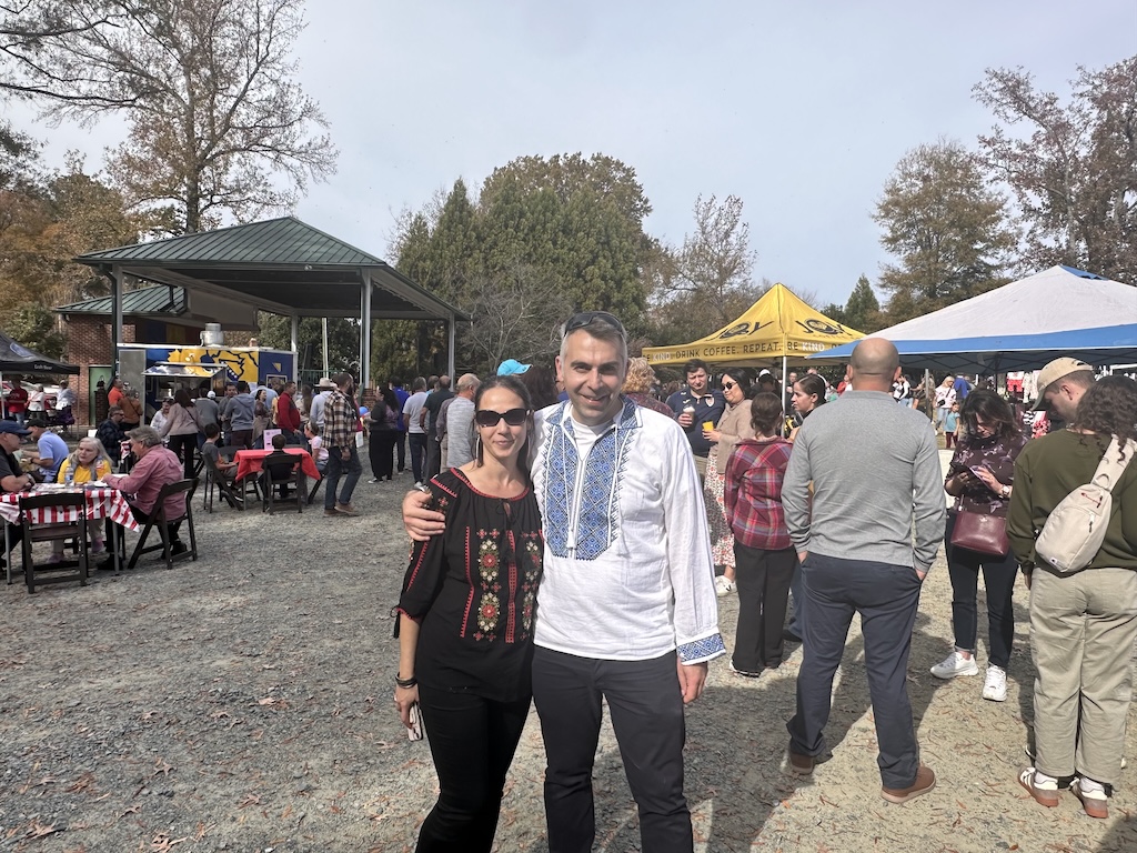 Hex5 founders at a festival